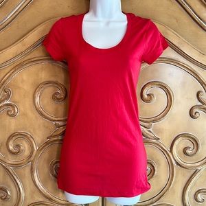 NWT Paix Cherry 🍒 Red Tee